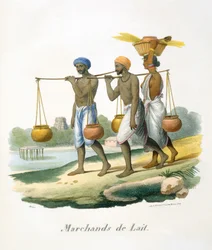 Vendedores de leche, 1827-35